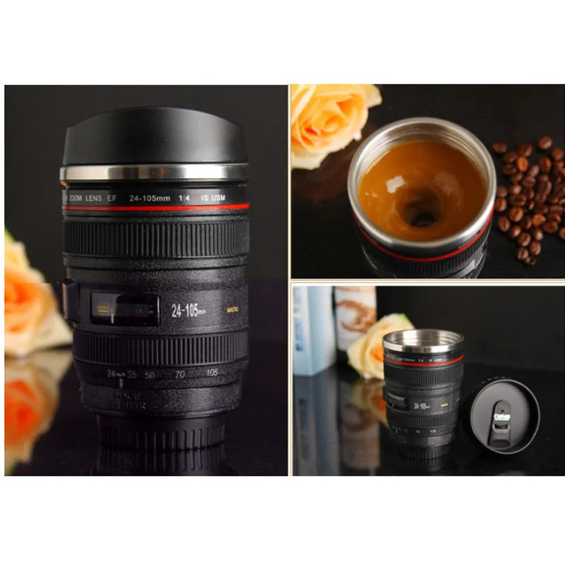 USB-Powered Creative Thermos Mug with Mixing Feature"